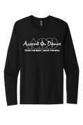 ON SALE!! Accent On Dance BLACK Hanes Adult LS TEE
